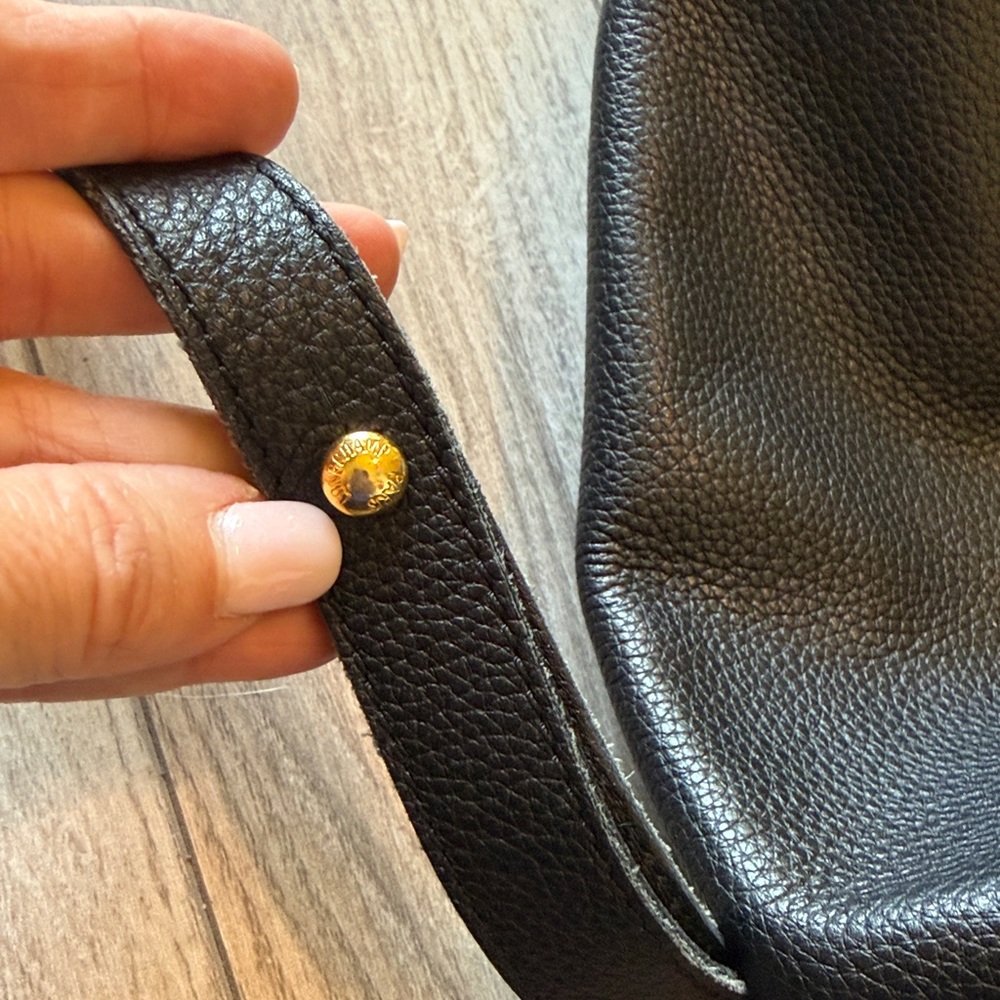 Longchamp Black Leather Backpack - image 5